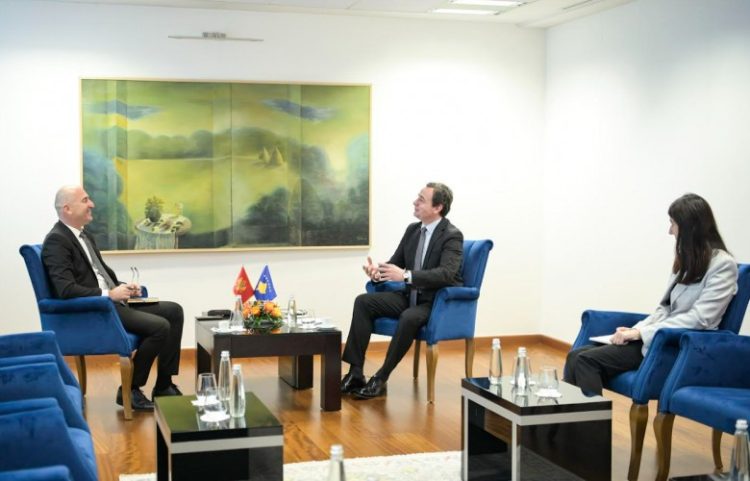 Kurti e Ҫobaj flasin për marrëdhëniet bilaterale mes Kosovës e Malit të Zi