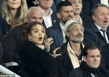 Me Gjokoviqin ishte një moment rastësor, Rita Ora gjatë gjithë kohës e ndoqi ndeshjen me burrin e saj Taik