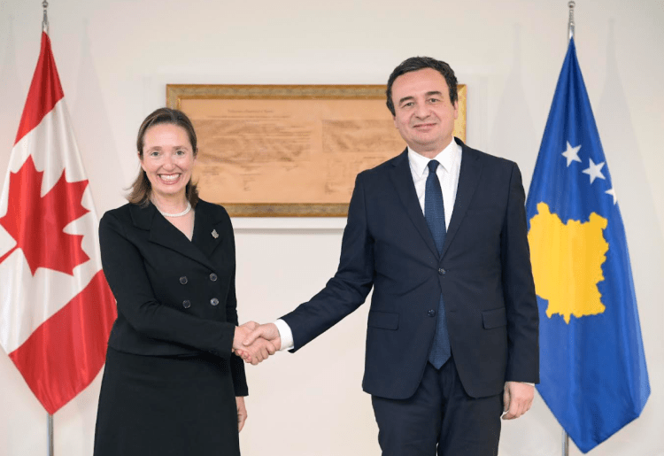 Kanada mbështet Kosovën në rrugëtimin e saj për anëtarësim në organizata ndërkombëtare