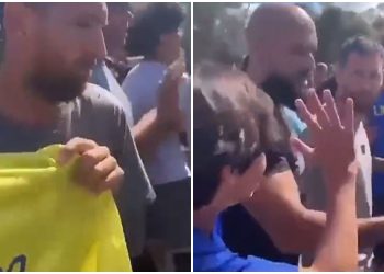 Djaloshi provokon Messin me fanellën e Ronaldos, ky ishte veprimi i yllit argjentinas