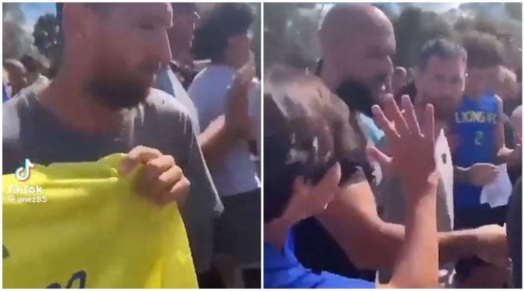 Djaloshi provokon Messin me fanellën e Ronaldos, ky ishte veprimi i yllit argjentinas