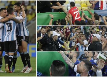 Përleshje në tribuna: Argjentina mundi Brazilin në një ndeshje plot tension