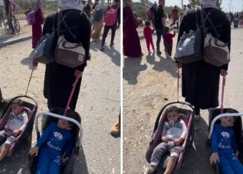 Fuqia e dashurisë së nënës, palestinezja në Gazë tërhoqi zvarrë për 14 kilometra dy fëmijët – duke ikur nga granatat