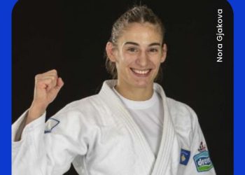 Nora Gjakova, fiton medaljen e bronztë në Evropianin e xhudos