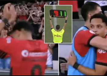 Vitor Roque mezi i mbanë lotët në lamtumirën e tij me tifozët e Atletico Paranaenses, ai do t’i bashkohet Barcelonës