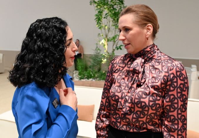 Osmani takon kryeministren e Danimarkës, diskuton zhvillimet e fundit në Kosovë