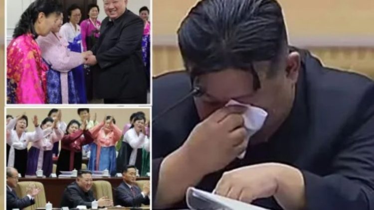 Si rrallëherë, Kim Jong-un qan gjersa i lutet grave që të kenë më shumë…