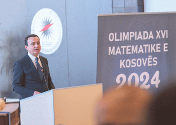 Kryeministri Kurti mori pjesë në ceremoninë hapëse të Olimpiada XVI Matematike e Kosovës
