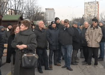 Nis protesta kundër mbylljes së rrugës “Xhorxh Bush