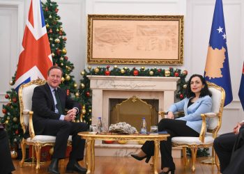 Presidentja Osmani : Me Cameron diskutuam për forcimin e pozitës ndërkombëtare të Kosovës