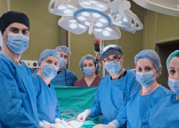 Në QKUK për herë të parë vena e thellë e këmbës përdoret si arterie e barkut