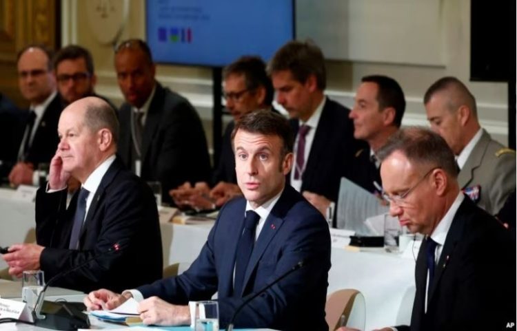 Macron udhëheqësve evropianë: Rusia “nuk duhet të fitojë”