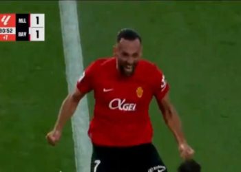 Super Muriqi, shënon në kohën shtesë ndaj Vallecanos