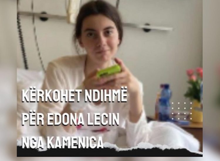 Kërkohet ndihmë për 16-vjeçaren nga Kamenica që vuan nga një tumor i rrallë
