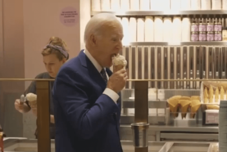 Biden përgjigjet duke ngrënë akullore për armëpushimin në Gaza: Jemi afër(Video$