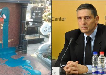 Pasi e dhunuan, politikanit serb i ‘njollosin’ varrin e nënës