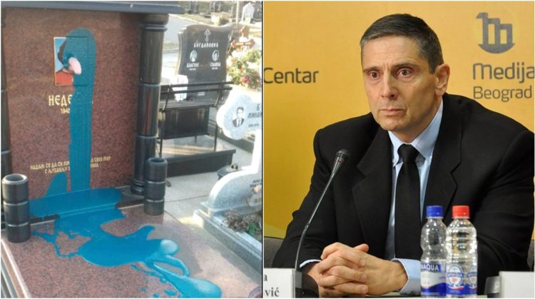 Pasi e dhunuan, politikanit serb i ‘njollosin’ varrin e nënës