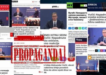 Mediat e kontrolluara në Serbi propagandojnë me tituj të njejtë