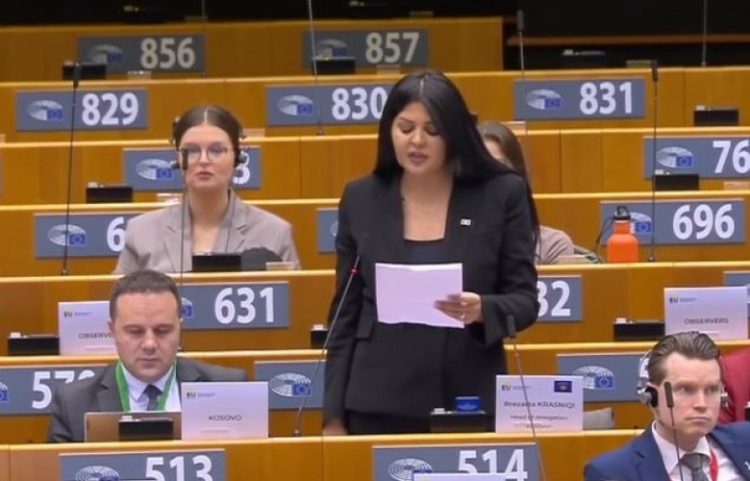 Krasniqi në Bruksel: Anëtarësimi i Kosovës në KiE hap i rëndësishëm për Kosovën