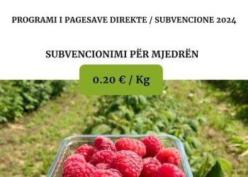 Ministri Peci njofton se çka përfshin Programi per Pagesa Direkte – Subvencione 2024