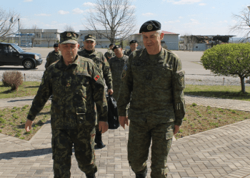 Delegacioni i Forcave të Armatosura të Shqipërisë, viziton Komandën e Forcave Tokësore të FSK-së