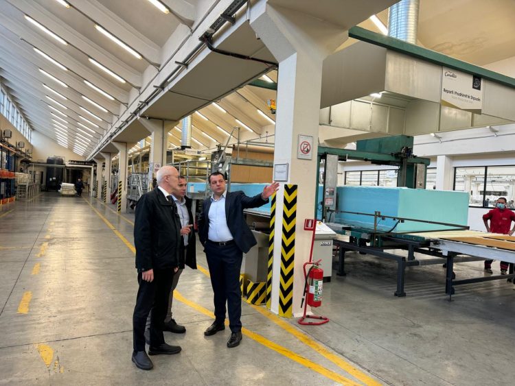 Ambasadori i Francës, Olivier Guerot, viziton Devolli Corporatio