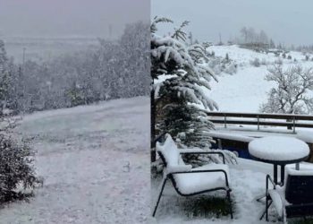 Temperaturat e ulëta, bie borë në disa pjesë të Kosovës (Video)