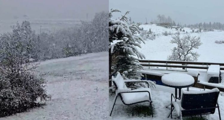 Temperaturat e ulëta, bie borë në disa pjesë të Kosovës (Video)