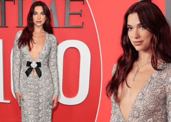 E ftuar si një nga 100 njerëzit më me ndikim në botë, Dua Lipa shkëlqen në mbrëmjen gala “Time 100”