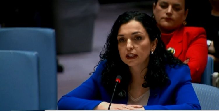 Osmani në KS të OKB-së: Elhame Muqolli ishte vetëm 14-vjeçe kur forcat serbe v*ranë dhe dogjën 53 civilë