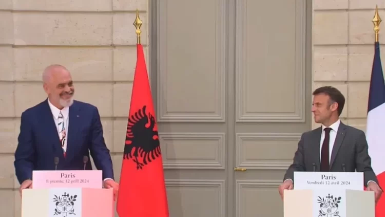 Macron në konferencë me Ramën: Shqipëria ka avancuar në rrugën drejt integrimit në BE12