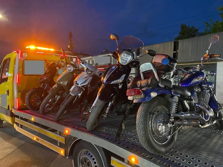 Pejë, sekuestrohen 40 motoçikleta nga Policia