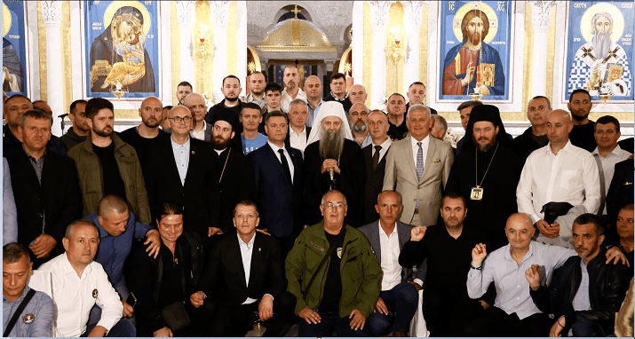 Patriarku serb në parakalim simbolik me veteranët e l*uftës së Koshares dhe Pashtrikut