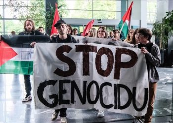 Slloveni, studentët zhvilluan protestë në mbështetje të Palestinës