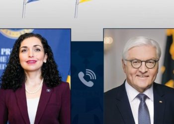 Presidentja Osmani bisedon me homologun gjerman – kërkon përkrahjen për anëtarësim në Këshill të  Evropës