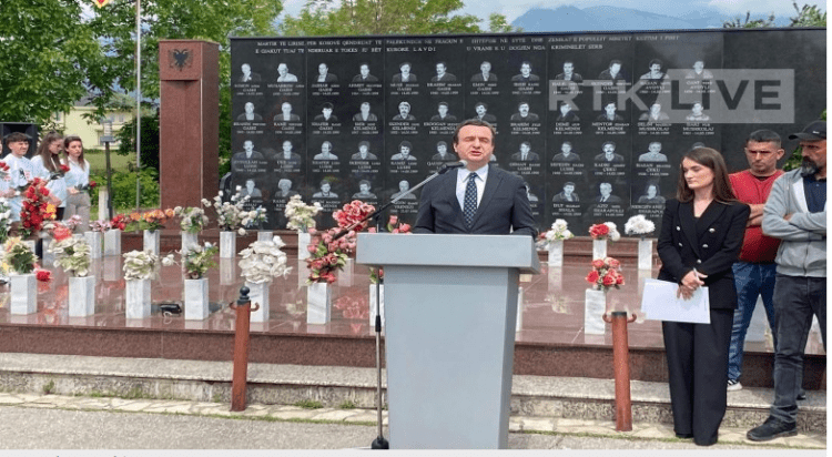 M*asakra në Qyshk, Kryeministri Kurti: Serbia duhet të japë përgjegjësi për k*imet e kryera në Kosovë