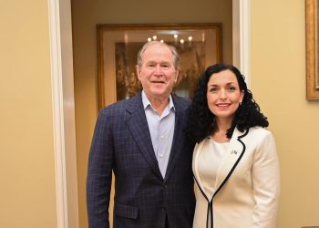 Osmani takohet me presidentin Bush: Ishte lajmëtari i Pavarësisë së Kosovës