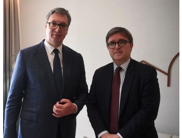 Vuçiqi takohet me O’Brienin: Nuk u pajtuam për shumicën e çështjeve që kanë të bëjnë me Kosovën