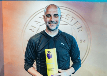Pep Guardiola shpallet trajneri i sezonit në Premier League