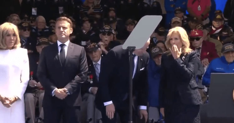 Joe Biden tenton të ulet në karrigen imagjinare( Video)