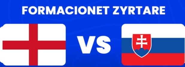 Formacionet zyrtare: Anglia synon fitoren pa shumë probleme përballë Sllovakisë