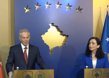 ‘Falemnderit për atë që i keni dhënë Kosovës’ Osmani për Tony Blair: Hero i lirisë dhe i paqes
