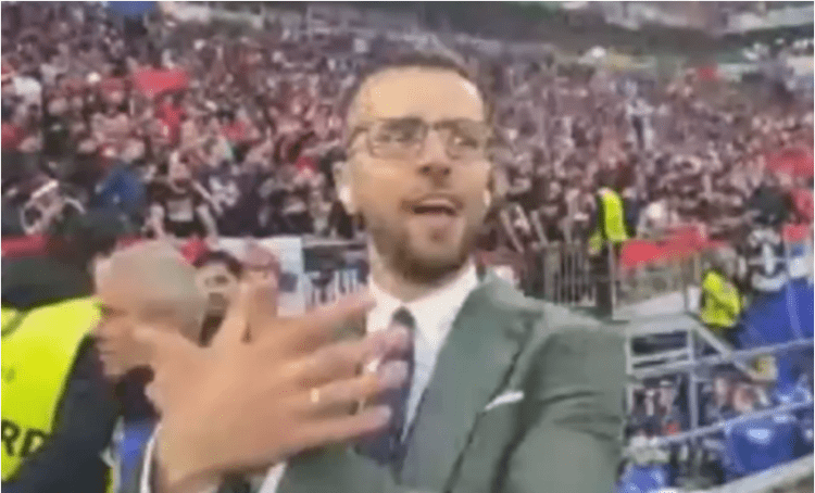 Bëri shqiponjën me duar para tifozëve serbë, UEFA përjashton nga Europiani gazetarin shqiptar