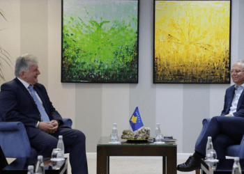 Bislimi takon Jençën, e njofton për avionët luftarakë të Serbisë përreth kufirit