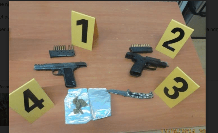 Policia në Prishtinë sekuestroi armë dhe realizoi 136 urdhëresa të gjykatës gjatë javës së kaluar