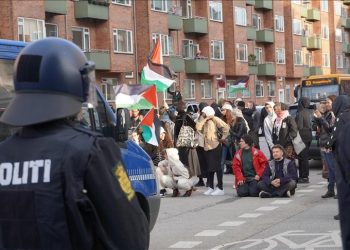 Kopenhagë, policia arreston dhe akuzon protestuesit pro-palestinezë për bllokimin e hyrjes në parlament