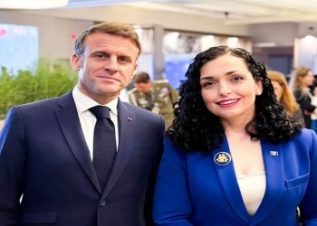 Osmani takoi Macronin, diskutojnë për forcim të marrëdhënieve Kosovë-Francë