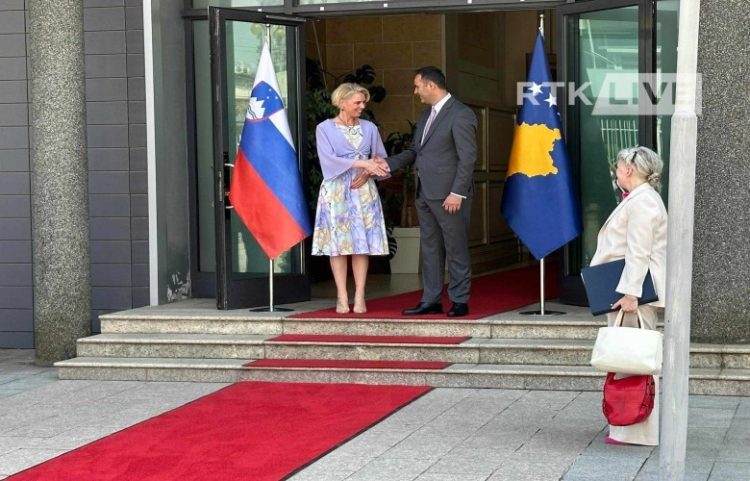 Konjufca priti kryetaren e Kuvendit të Sllovenisë, Urshka Klakoçar Zupançiq