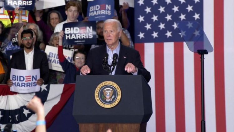 Biden në mitingun e fushatës: “Unë jam duke kandiduar dhe do të fitoj përsëri”
