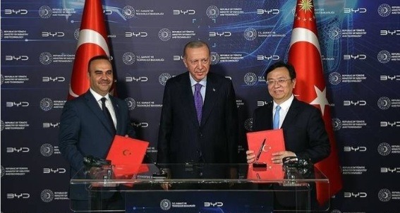 Prodhuesi më i madh i automjeteve elektrike BYD ndërton fabrikë në Türkiye